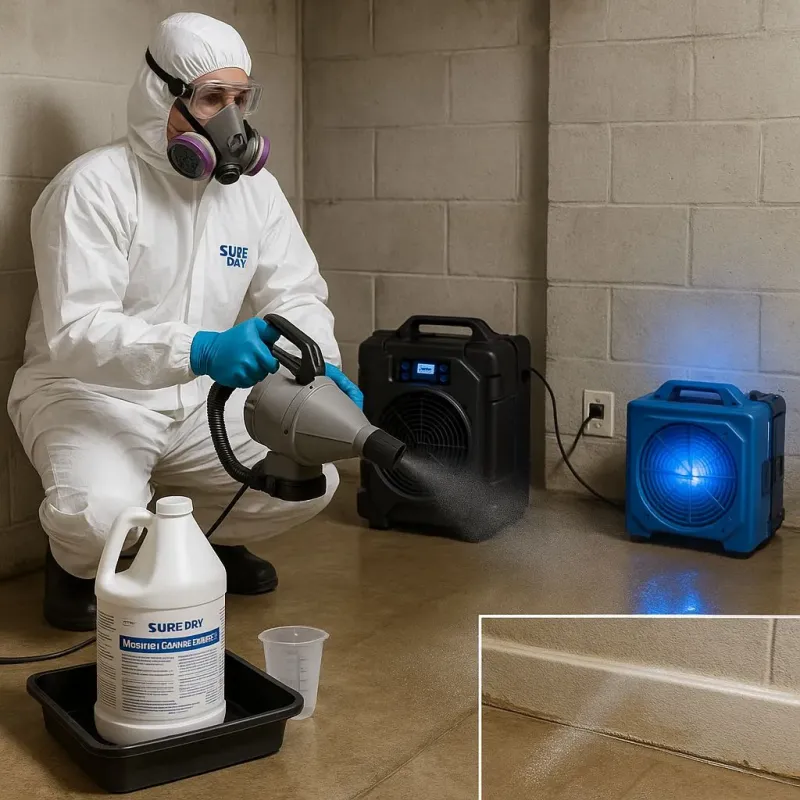 Sanitization and Odor Removal process in New Hanover County, NC