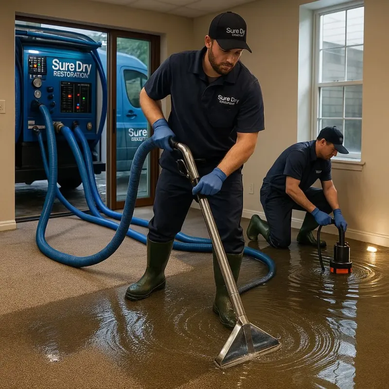 Water Extraction and Removal process in New Hanover County, NC